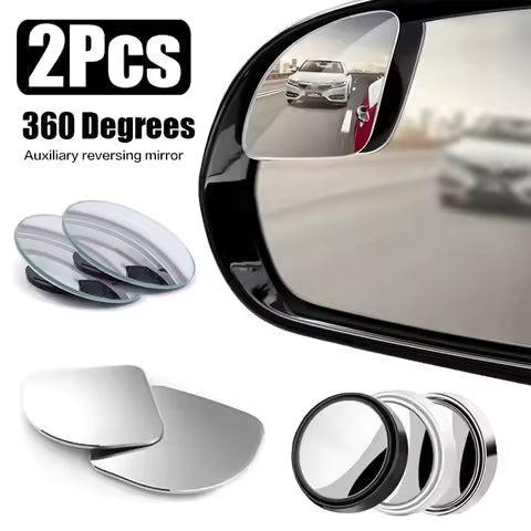 Car Blind Spot Mirror 360 Degree Adjustable Wide Angle